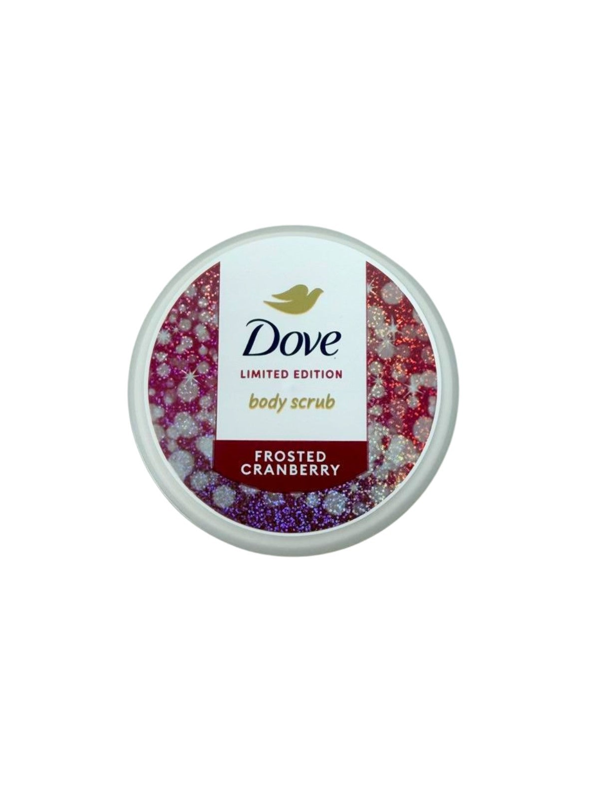 Pack of 3x Dove Limited Edition Body Scrub, Frosted Cranberry, 3.5 Oz