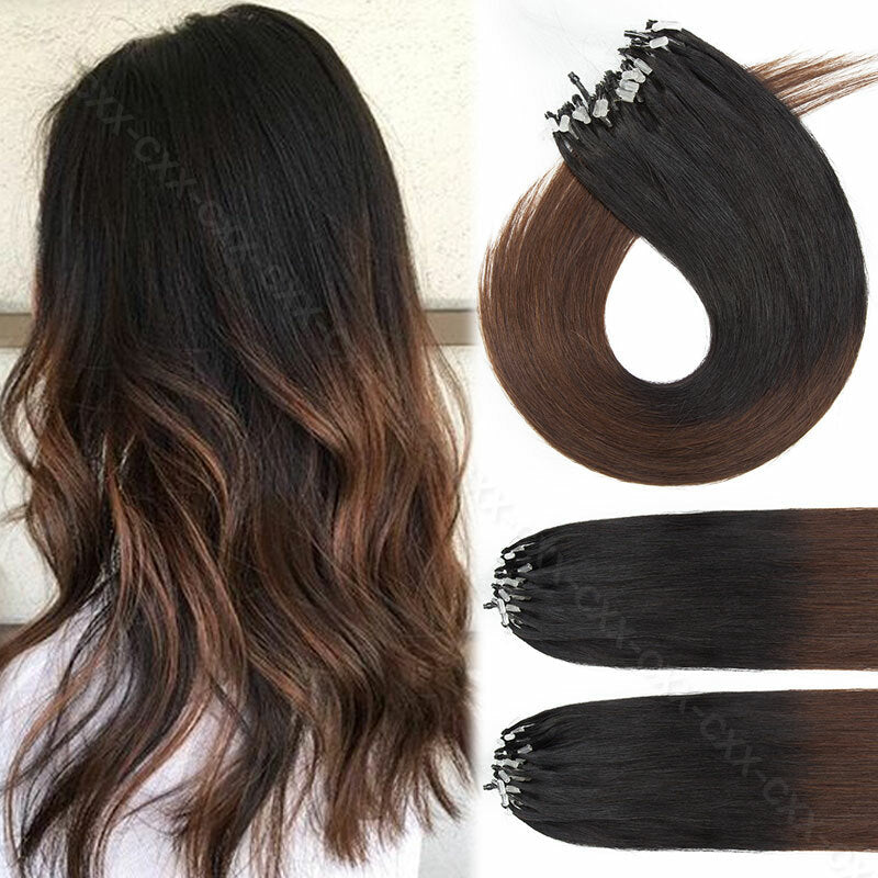 150g Micro Loop Hair Extensions Human Hair - Nano Bead Micro Links