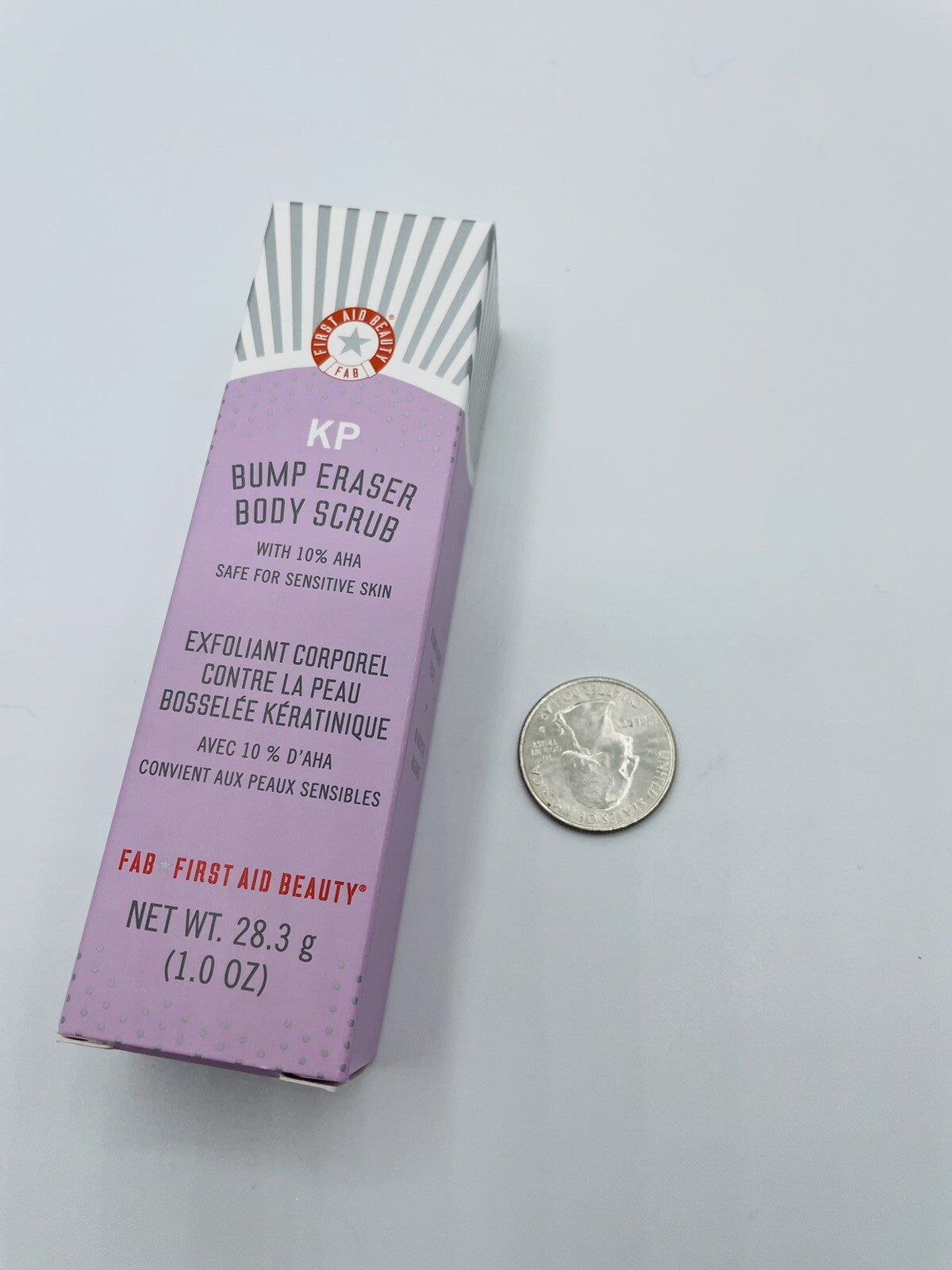 First Aid Beauty KP Bump Eraser Body Scrub 10% AHA 1oz Travel – Sealed