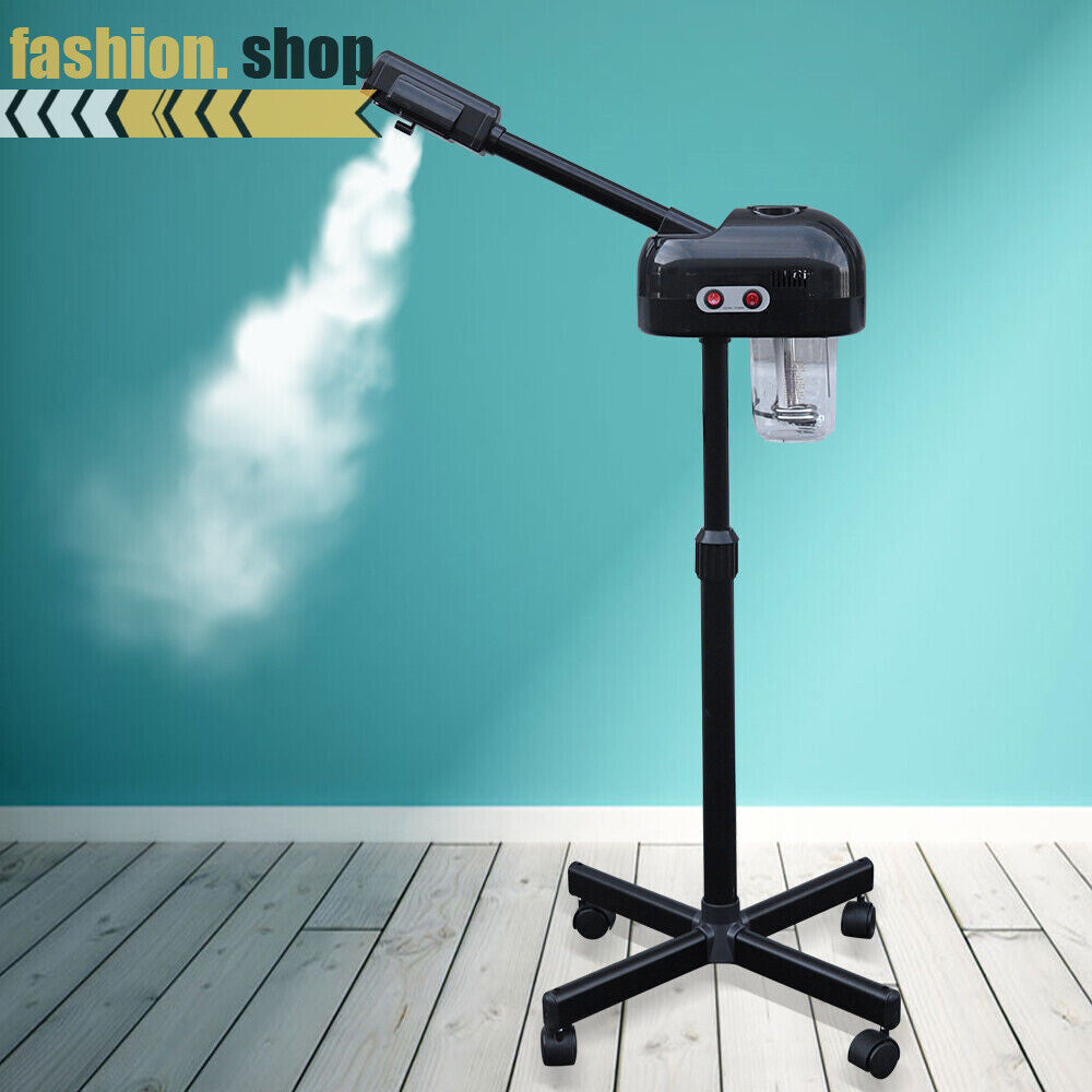 Black Professional Salon Spa Ozone Facial Steamer Beauty Equipment