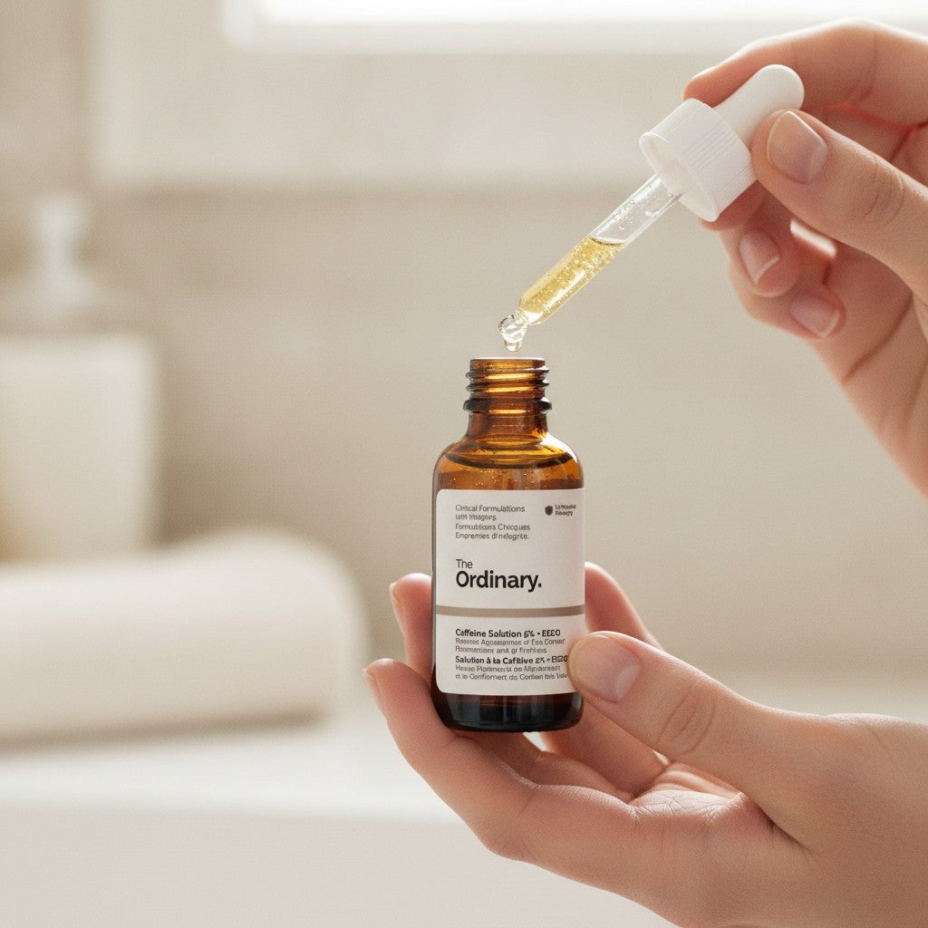 Eye Serum for Puffiness & Dark Circles - Caffeine & EGCG Solution