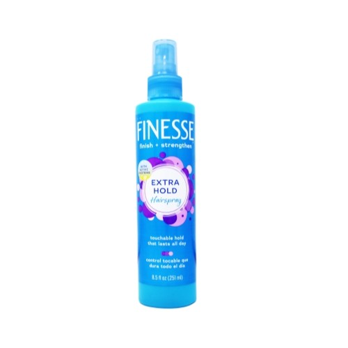 Finesse Extra Hold Hairspray - Strong Finish & Moisturizing, 8.5 fl oz (6 Pack)
