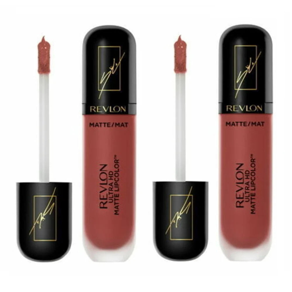 Revlon Ultra HD Matte Lip Color Set - Sofia Red 680, Pack of 2