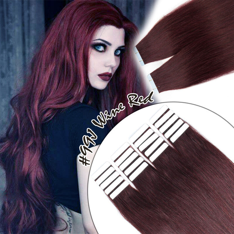 Remy Human Hair Tape-In Extensions 18-22 Inches - Thick & Natural Look