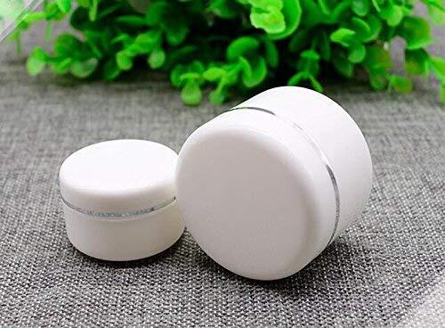 6 Pack 8oz Plastic Cosmetic Jars with Lids & Liners for Skincare & Makeup
