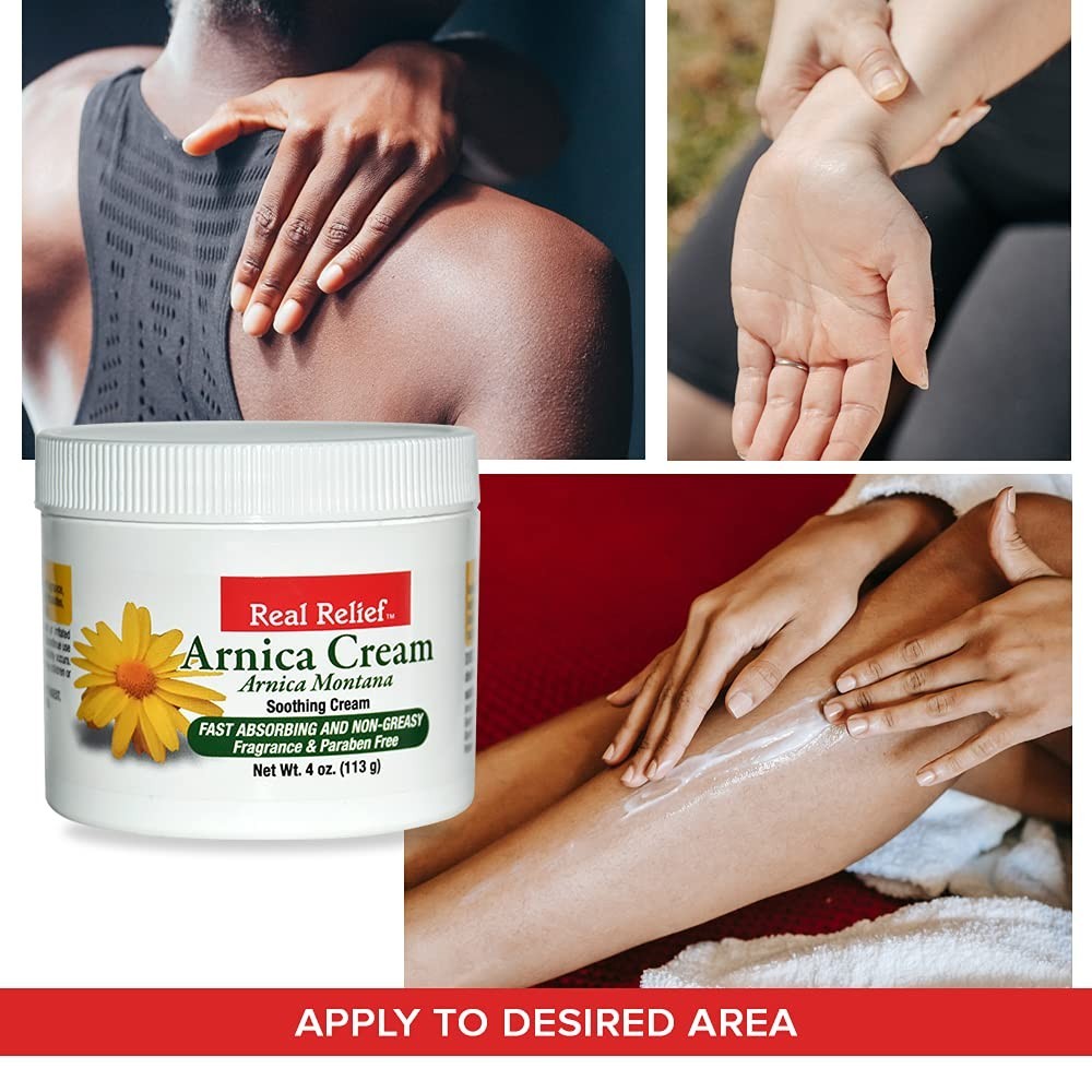 Gentle 4 oz Arnica Cream - Hypoallergenic & Fragrance-Free for