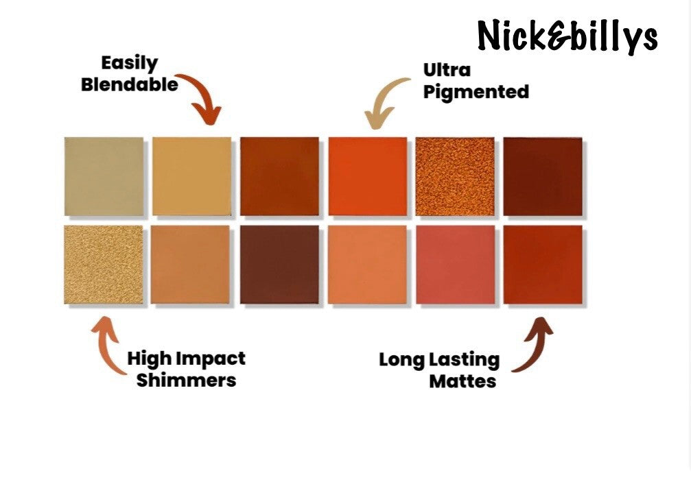 Serenity Eyeshadow Palette - 12 Neutral Colors for Elegant Makeup