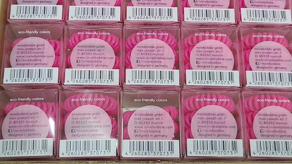 Invisi Bobble The Traceless Hair Ring Box 24 Candy Pink