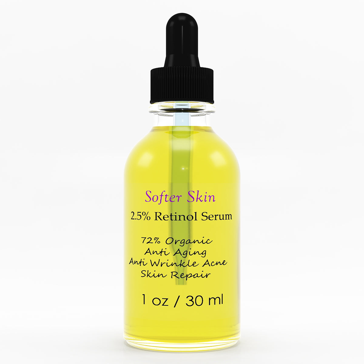 Retinol 2.5% Serum with Hyaluronic Acid - Anti-Aging Skin Treatment