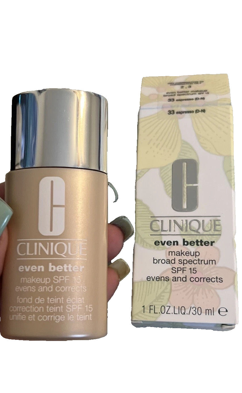 Clinique Even Better Makeup SPF 15 33 Espresso - Face Foundation, 1 oz