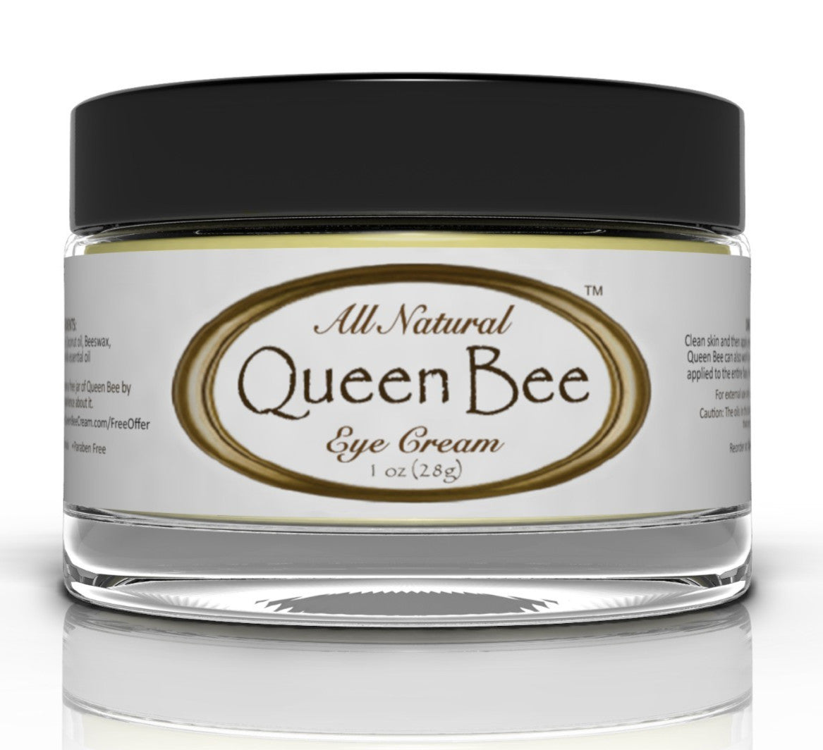 Organic Under Eye Cream for Dark Circles Wrinkles & Puffiness - Handmade 1oz