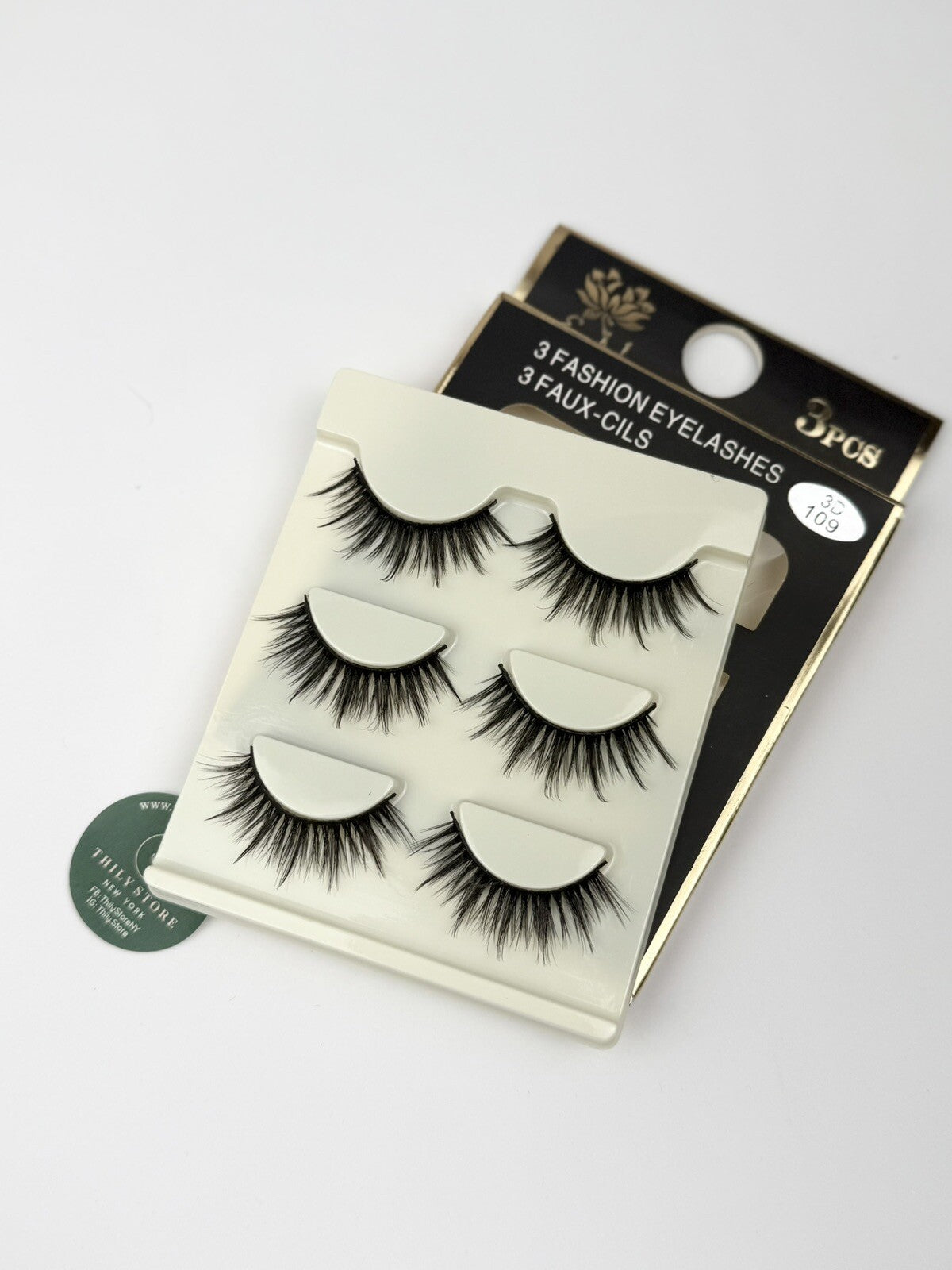 Reusable 3D Mink False Eyelashes Set of 6 Pairs for Natural & Dramatic Looks