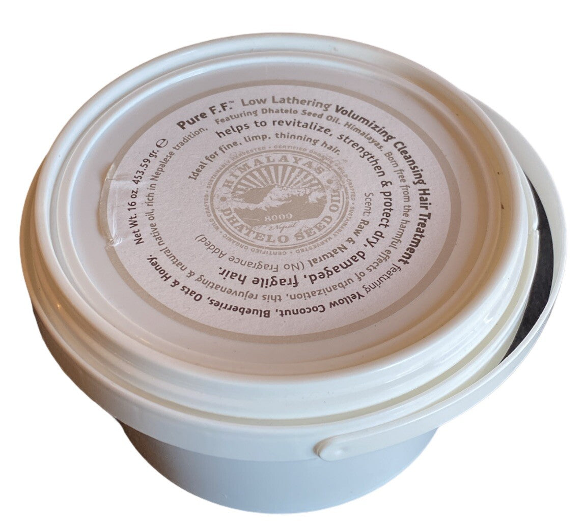 Pure Fragrance-Free Cleansing Hair Treatment 16 oz - Low Lathering, Sealed