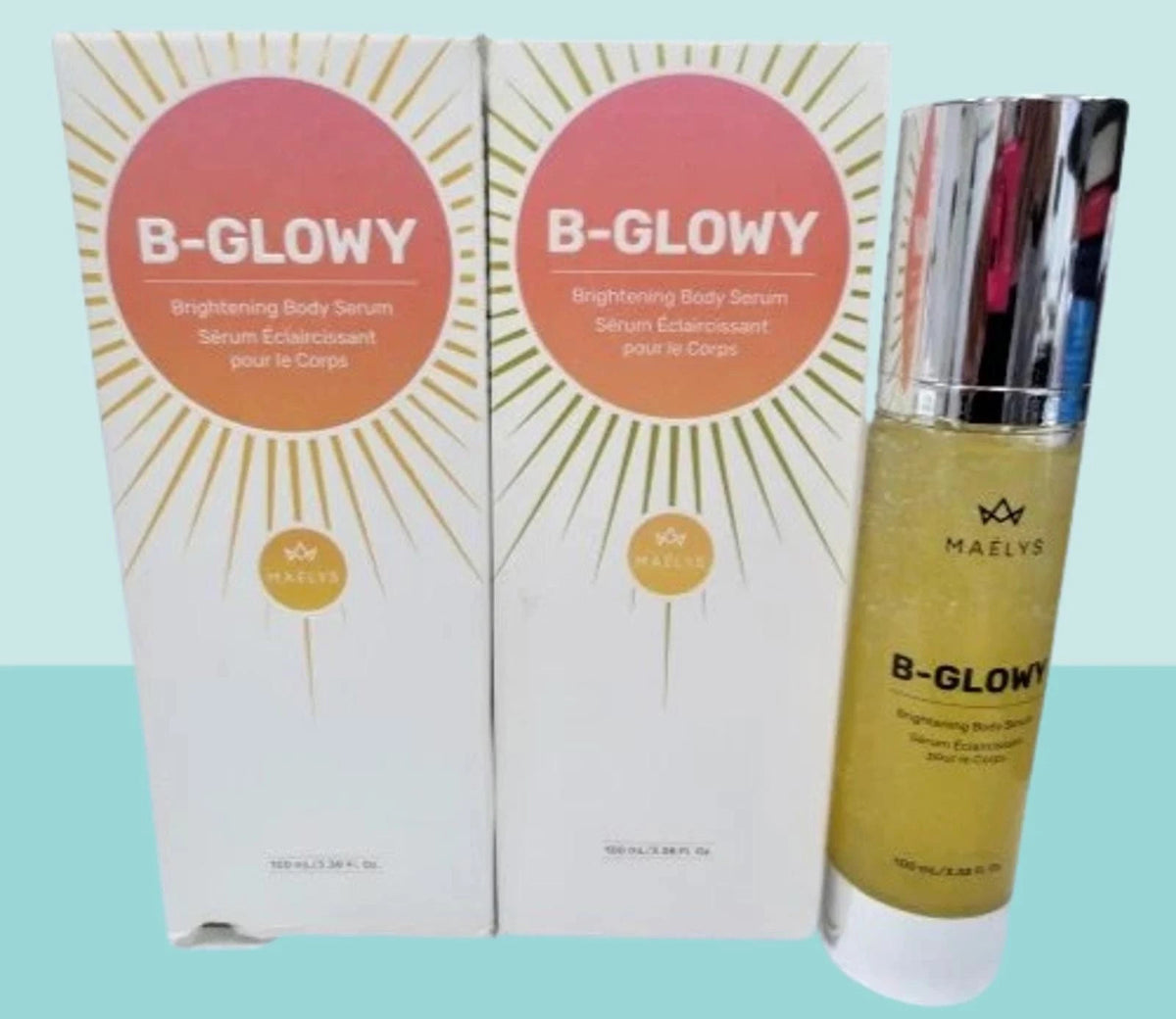 Brightening Body Serum Set - Maelys B-Glowy 3.38 oz x 2