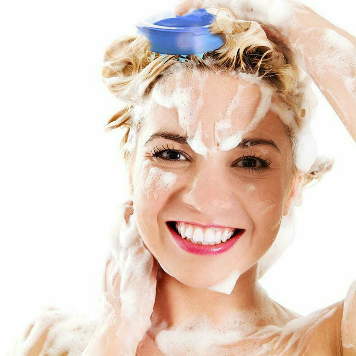 Hair Scalp Shampoo and Scalp Care Massager Brush - Soft Silicone, Multi-Color