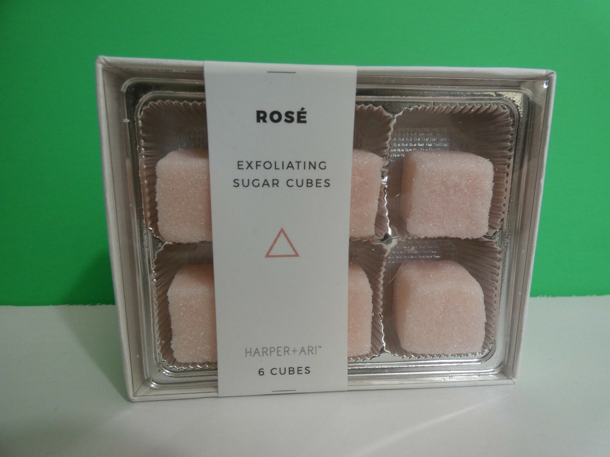 Harper + Ari Rose Exfoliating Sugar Cubes 6 in Box