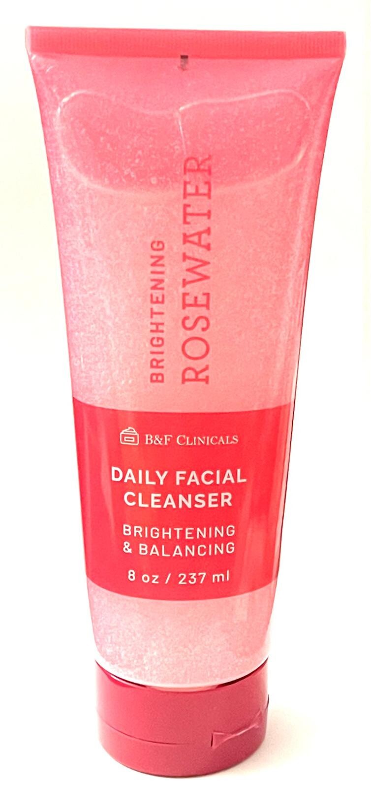 Facial Cleanser with Vitamin C & Rosewater - Hydrating Brightening Face Wash