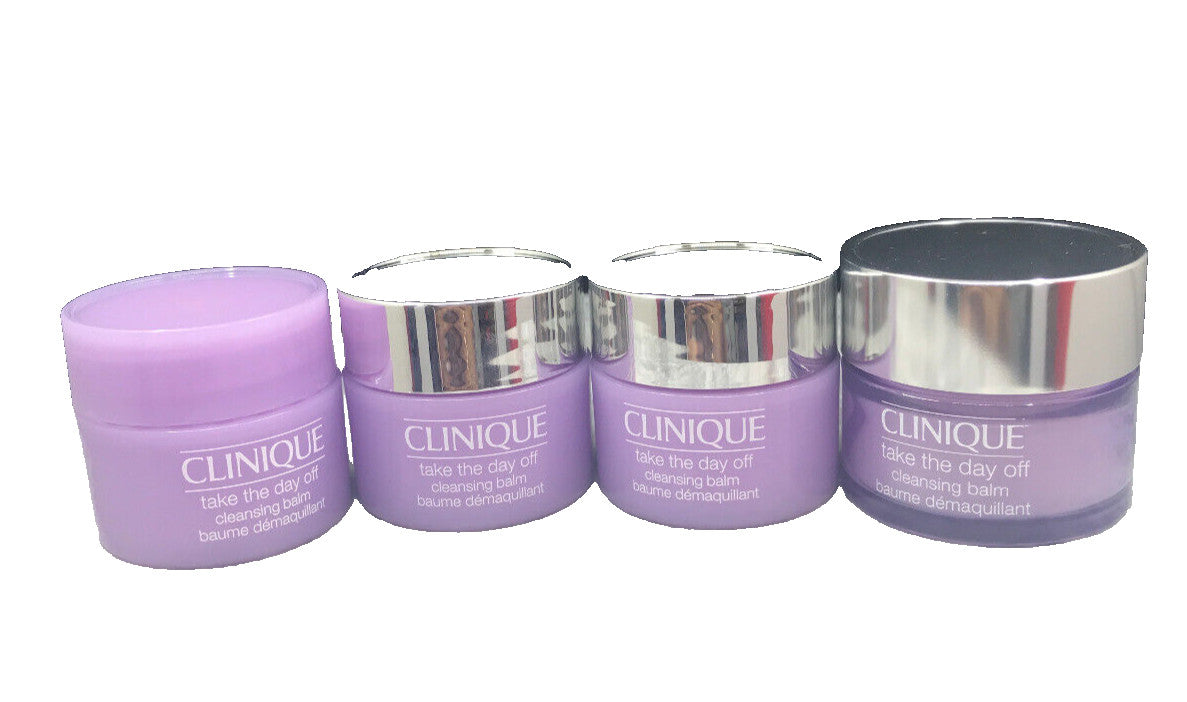 Travel Size Cleansing Balm Set - Take The Day Off by Clinique, 4 Pieces