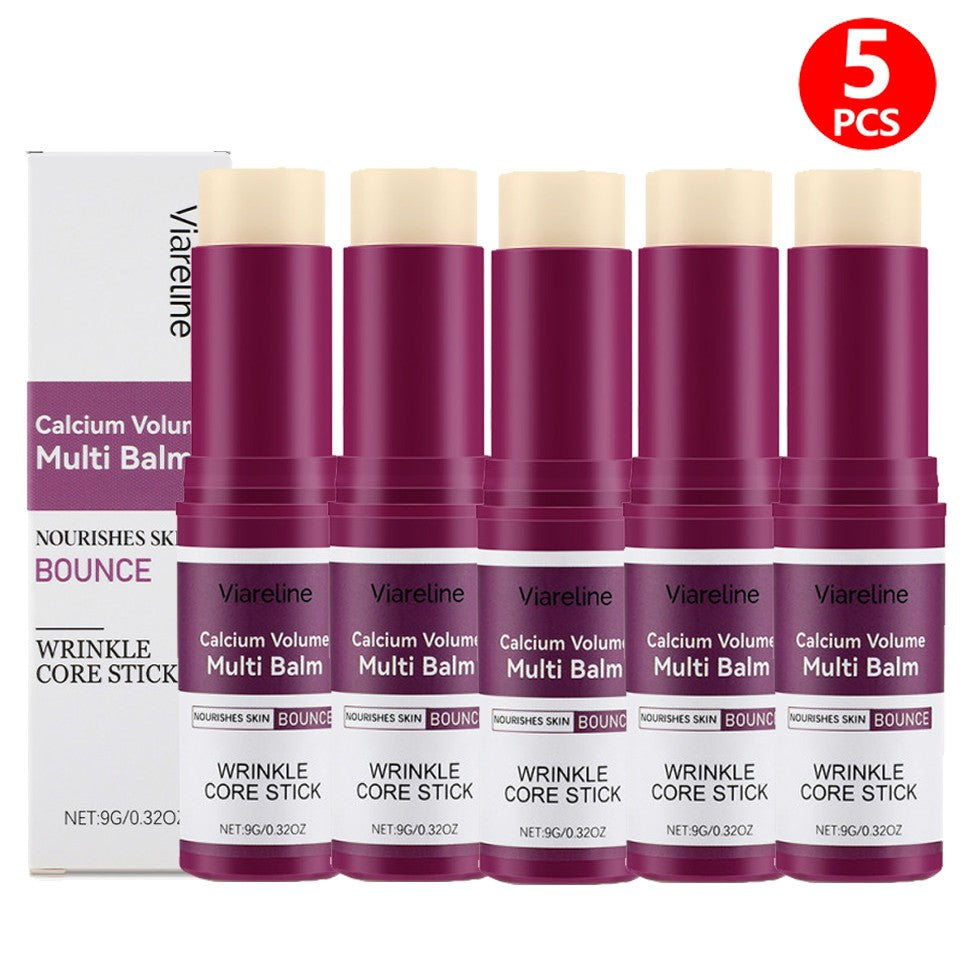 Hydrating Anti-Aging Balm Stick with Collagen & Calcium for Skin Elasticity