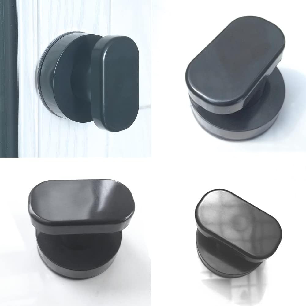 Suction Cup Glass Mirror Door Handle - Heavy Duty Bathroom Shower Grab Bar