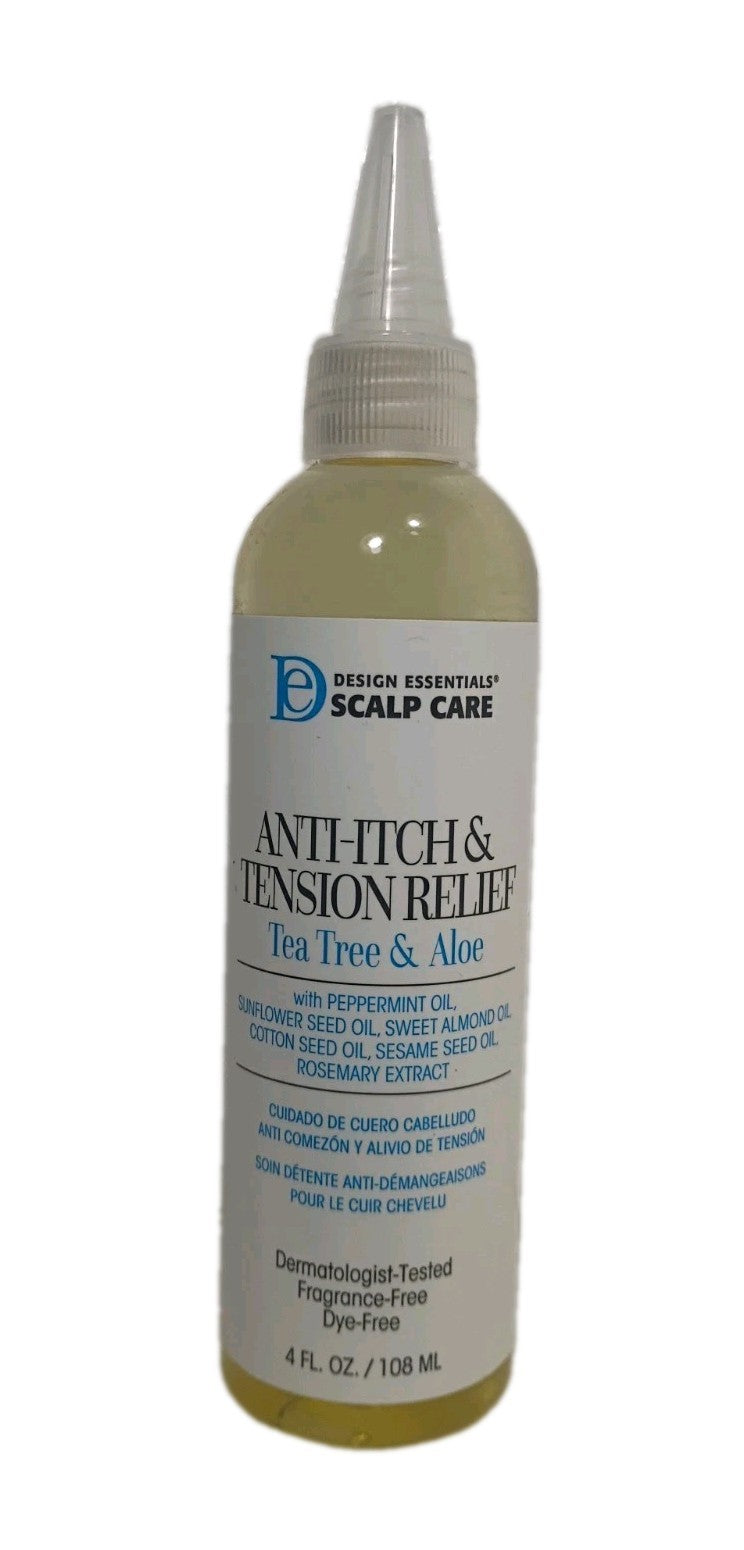 Scalp Care Anti-Itch & Tension Relief Oil with Tea Tree & Aloe - 4oz