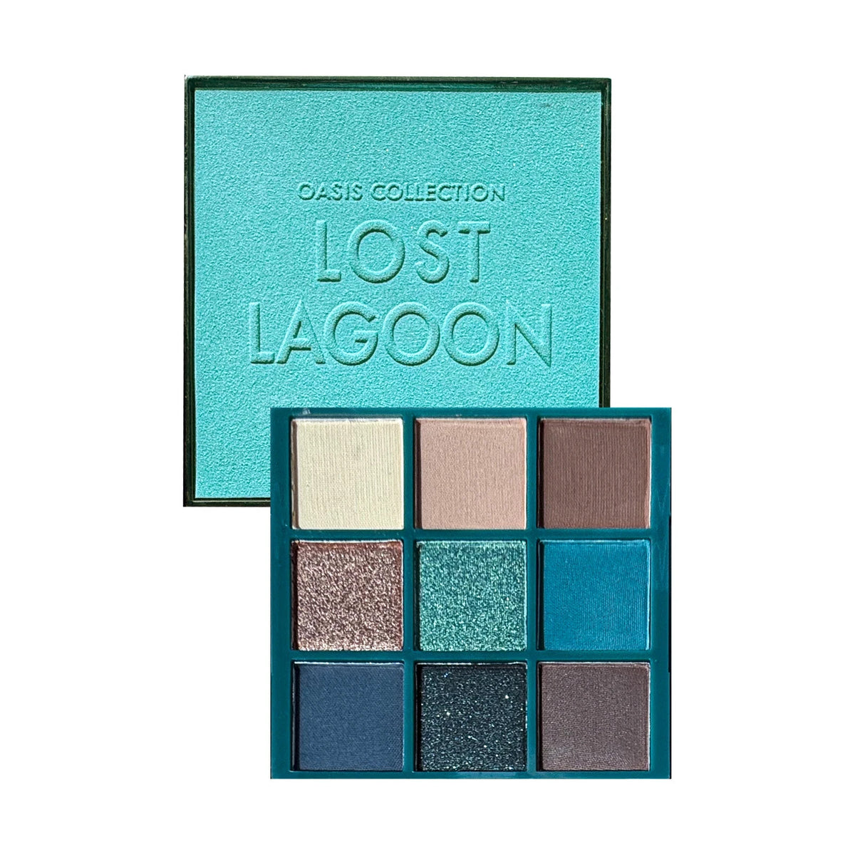 Vegan Eyeshadow Palette with Natural Tones - Multiple Shades