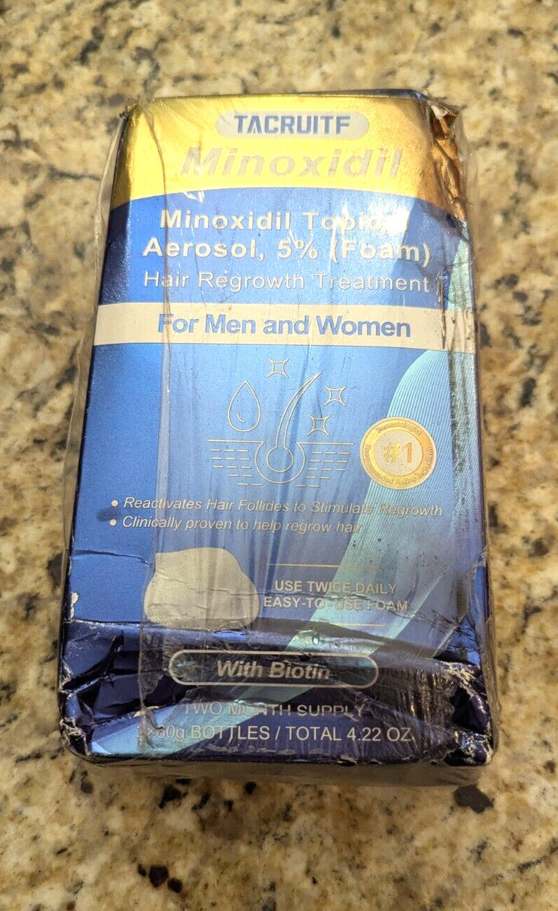 Topical Aerosol Foam Hair Regrowth Treatment Men Women 4.22 oz NOB