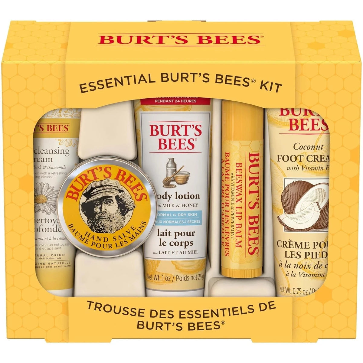 Burt's Bees Essential Gift Set - 5 Travel Size Personal Care Products