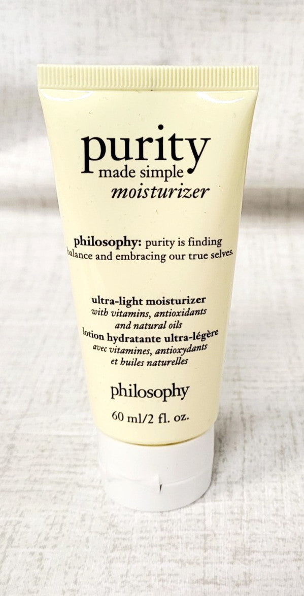 2 x Philosophy Purity ULTRA LIGHT Moisturizer Face Lotion oz Gifts