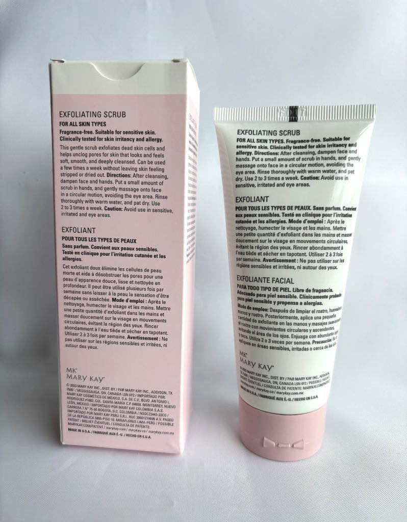 Mary Kay EXFOLIATING SCRUB All Skin Types NIB New Skincare Line 201395