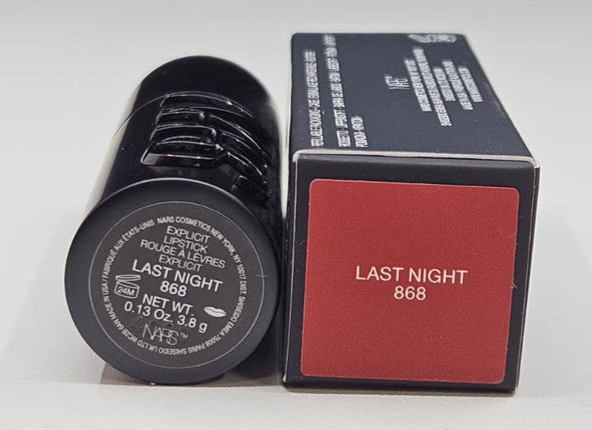 NARS Explicit Lipstick Refillable - 868 Last Night (0.13 oz) New In Box