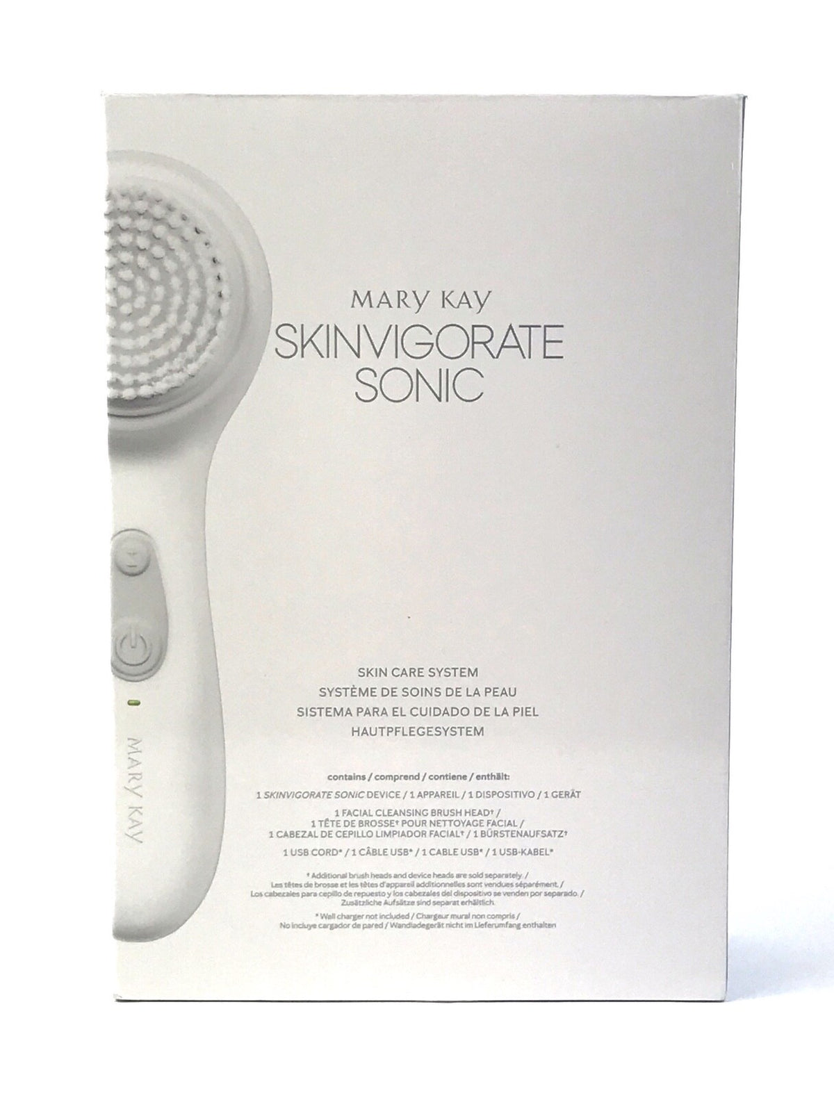 SkinVigorate Sonic Skin Care System with Brush Head & USB Cord