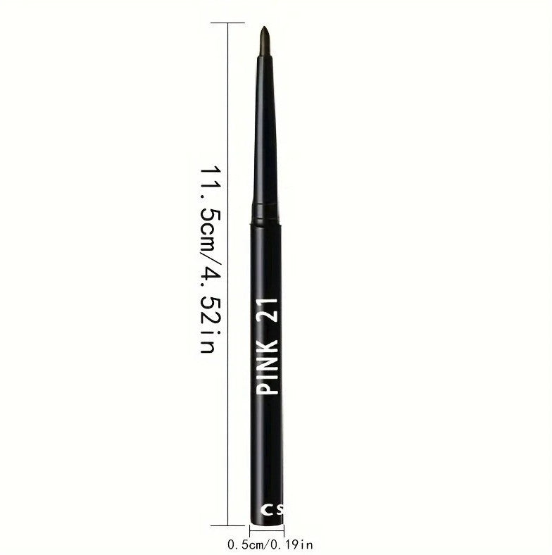 Waterproof Black Eyeliner Pencil Set - Long-Lasting Smudge-Proof Makeup Kit