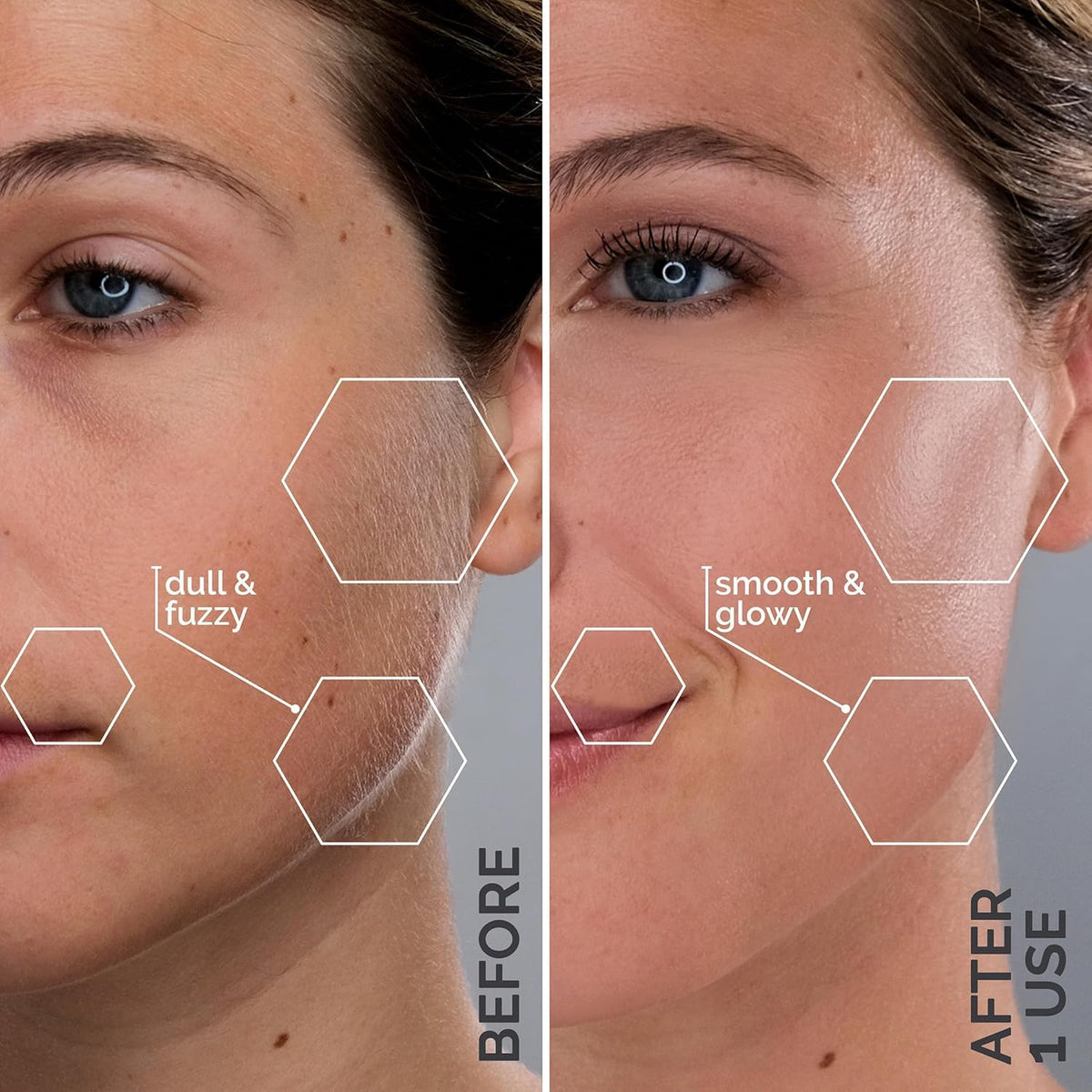 Women’s Dermaplane Razor for Painless Facial Exfoliation & Peach Fuzz Removal