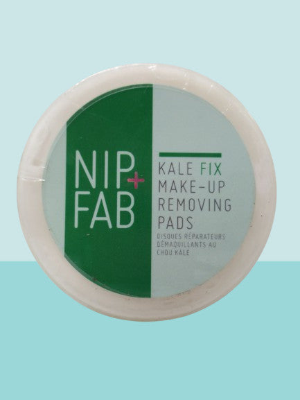 Makeup Remover Pads Set of 60 - Softening Kale Extract, Lot of 3