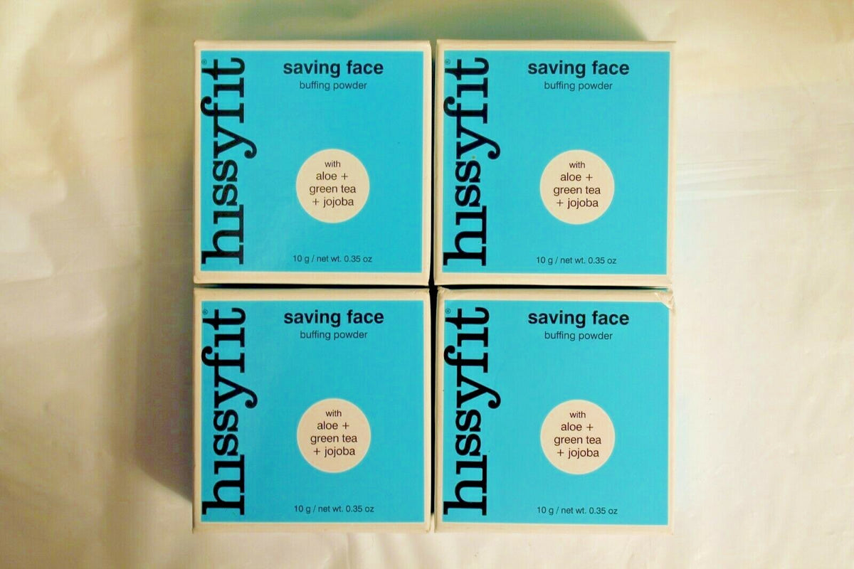 Set of 4 Golden Dark Face Buffing Powders - Hissyfit Saving Face