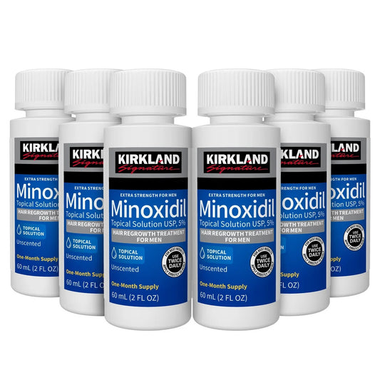 Hair Regrowth Treatment for Men 5% Minoxidil 6-Month Supply