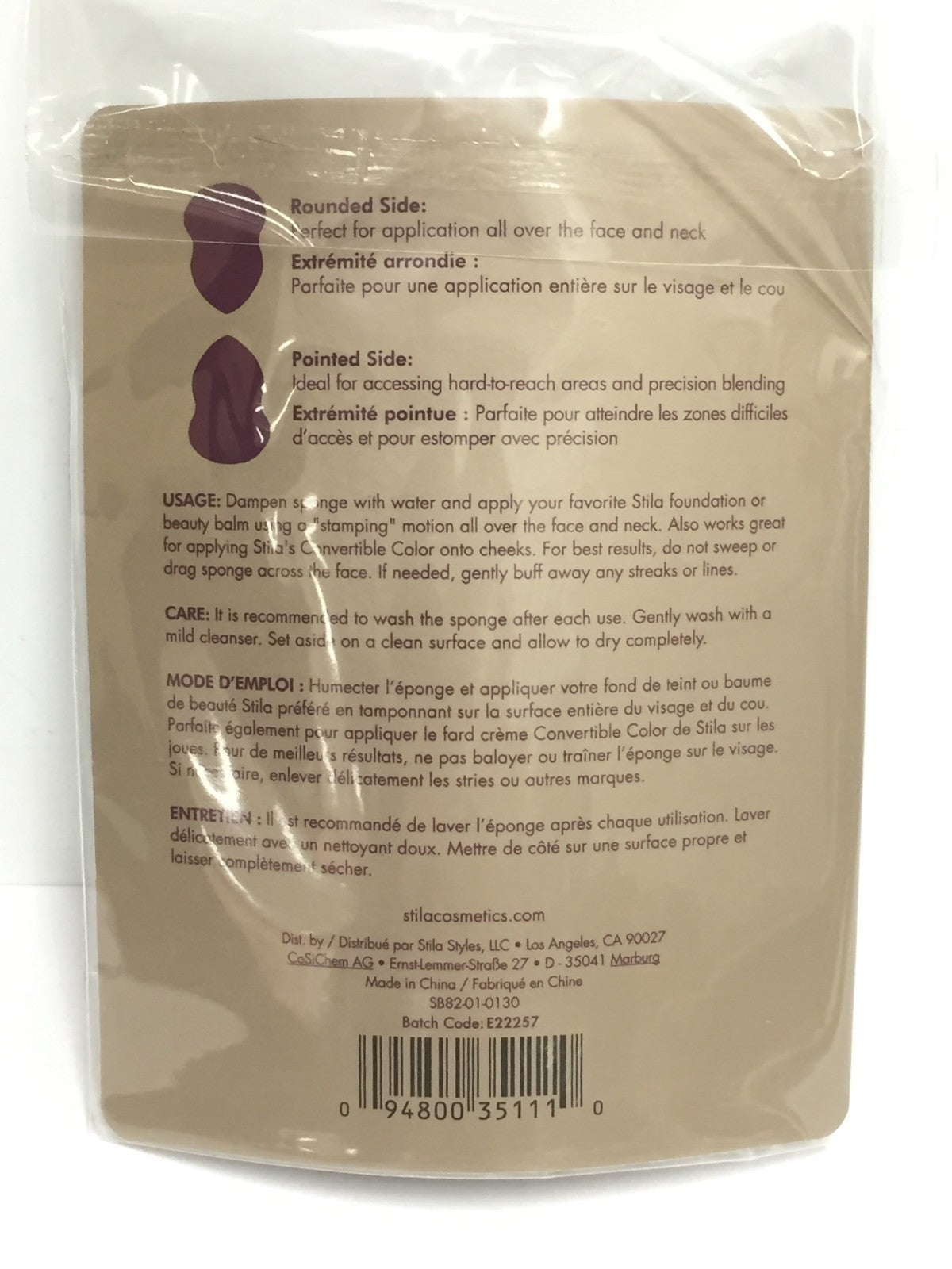 Double Ended Makeup Sponge for Blending and Application