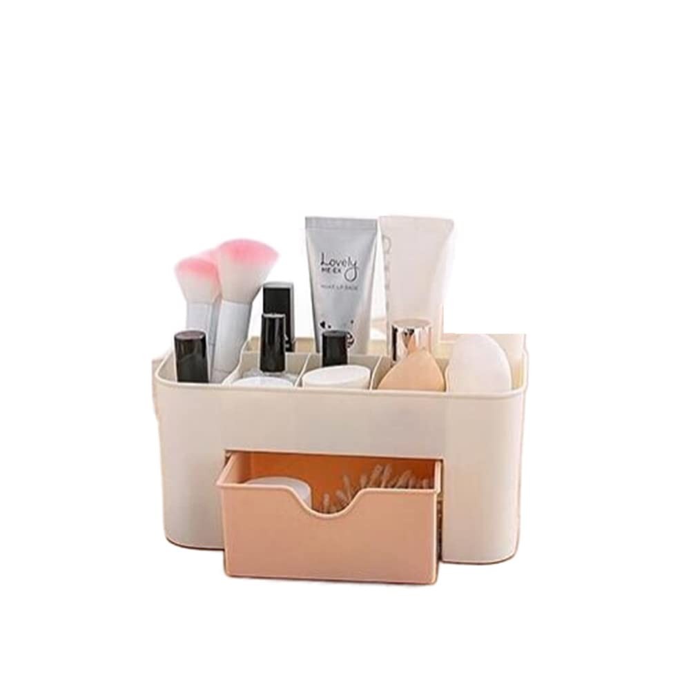 Large Capacity Makeup Organizer for Bathroom & Bedroom - Pink
