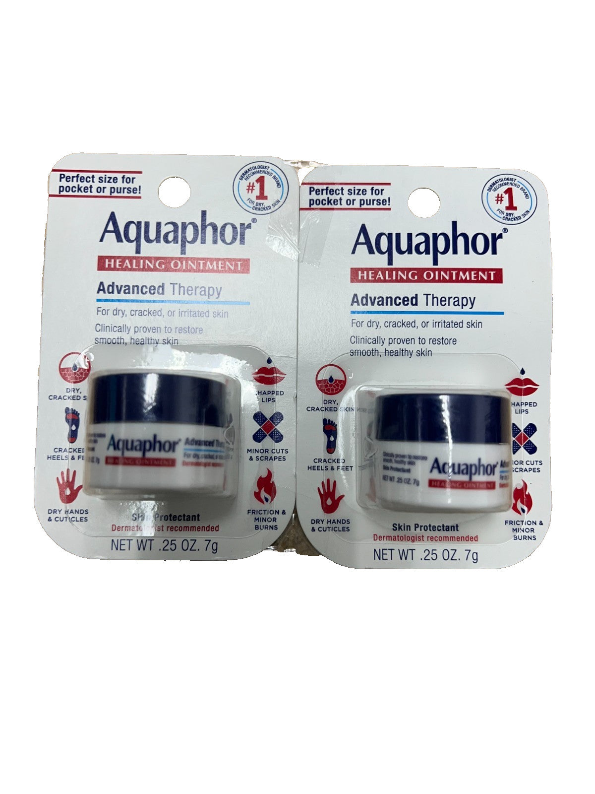Set of 2 Aquaphor Healing Ointment Advanced Therapy Skin Protectant