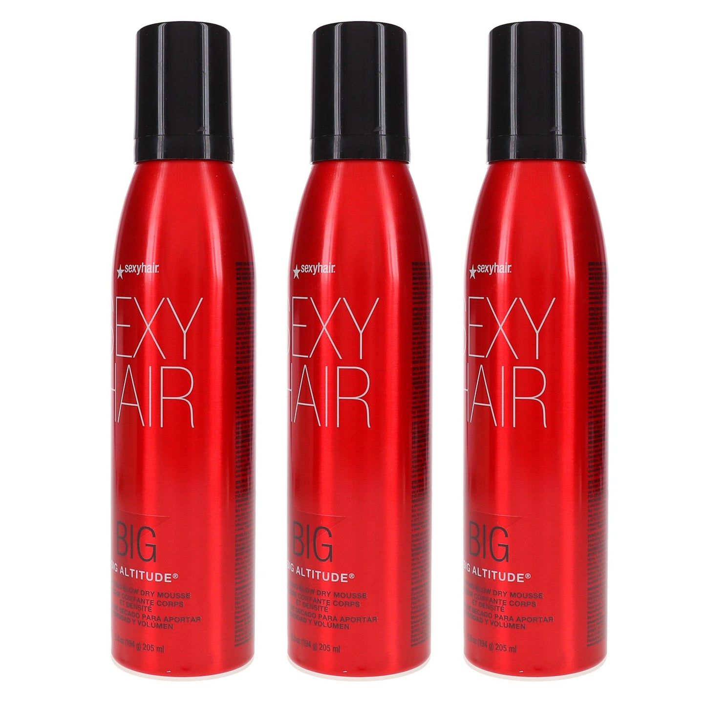 Hair Volumizing Mousse - Fight Frizz & Add Body - 6.8 oz, 3 Pack