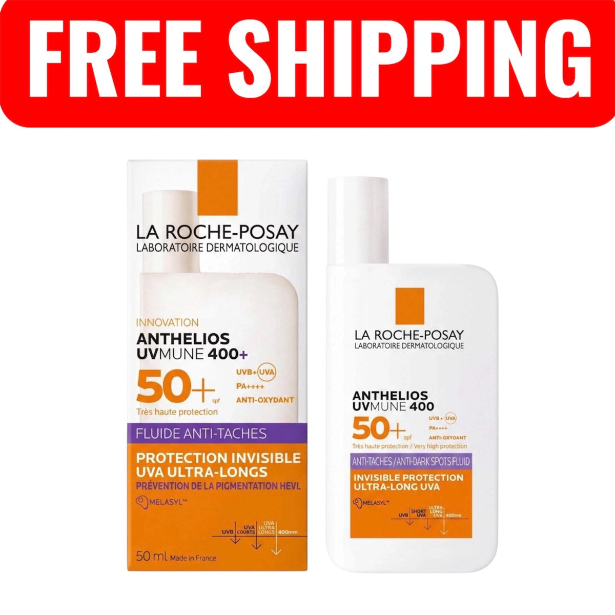 SPF50+ Dark Spot Correcting Sunscreen Fluid for Sensitive Skin 50ml