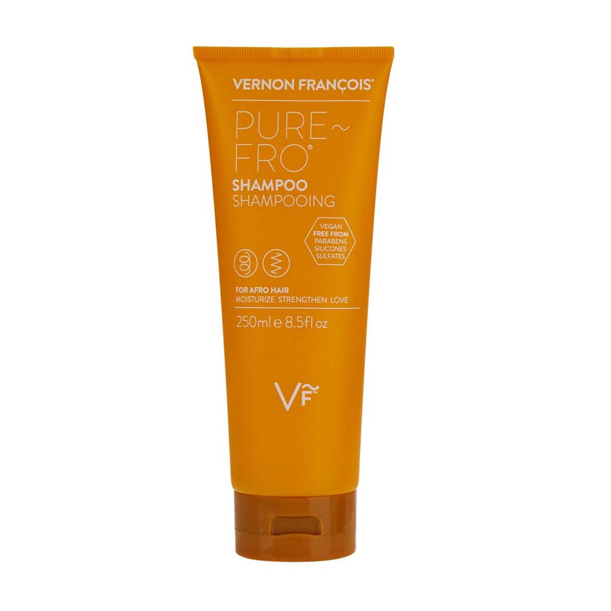 Vernon Francois Pure-Fro Curl-Enhancing Shampoo - 8 oz Cream for Curly & Textured Hair