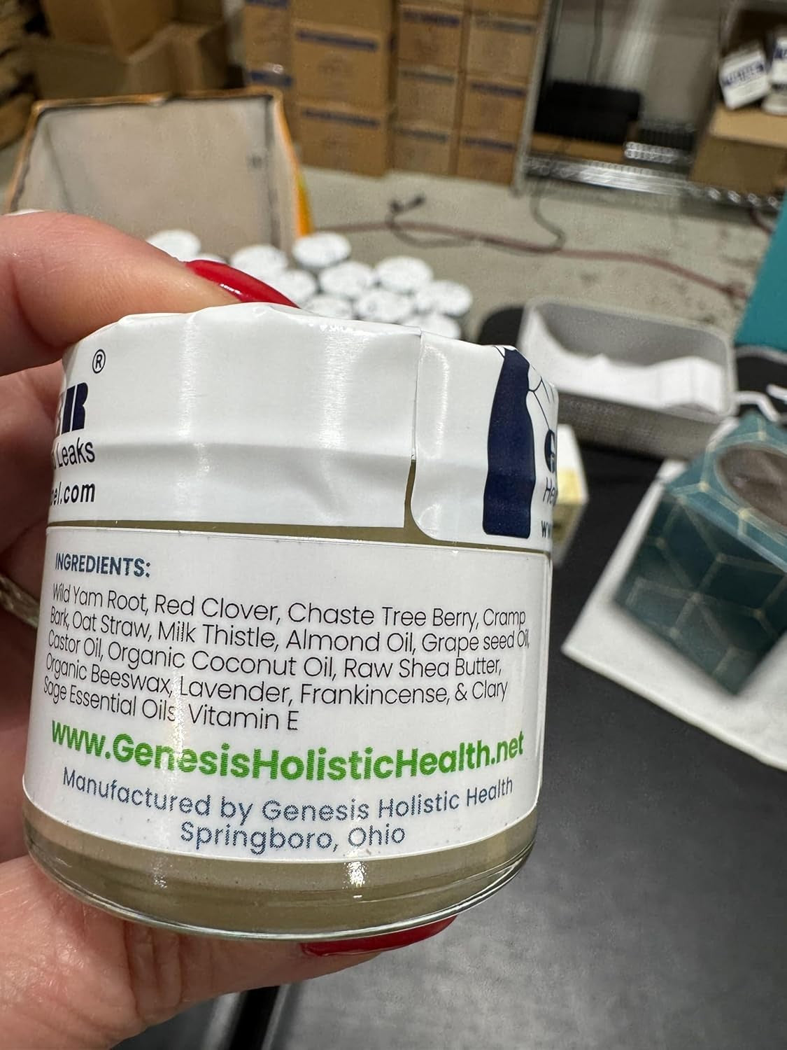 Genesis Wild Yam Root Cream - Organic Perimenopause Aid & Skin