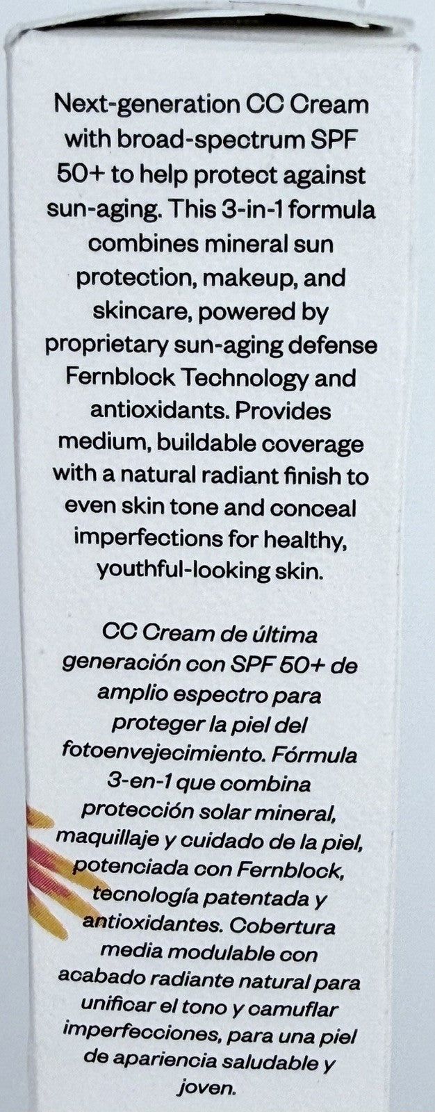 Toty Ilumina CC Cream SPF 50+ 2N Light Beige - Mineral Sunscreen Foundation, 40 mL