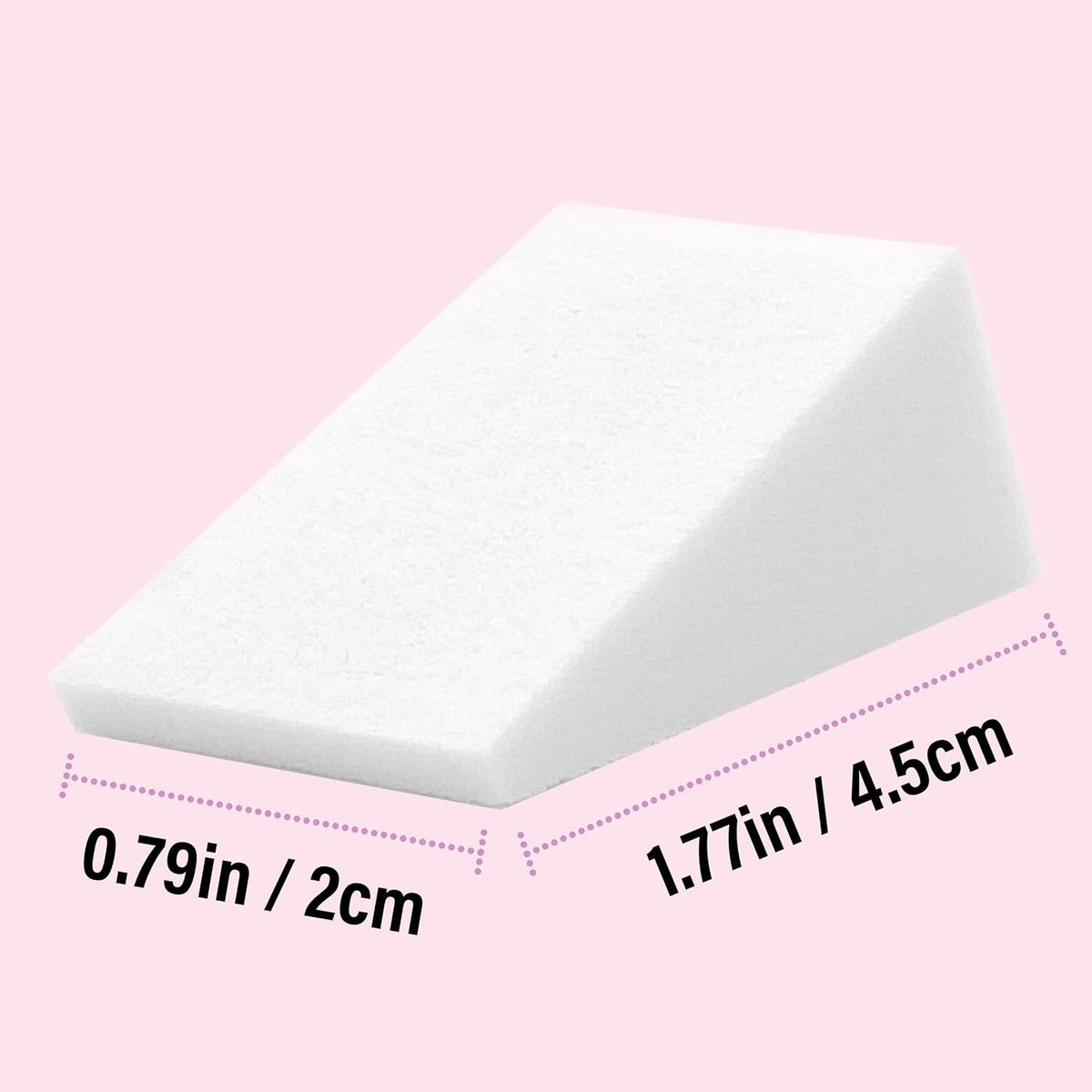 Makeup Wedges Triangle Cosmetic Sponges 100 Pack Latex-Free Blending Tools