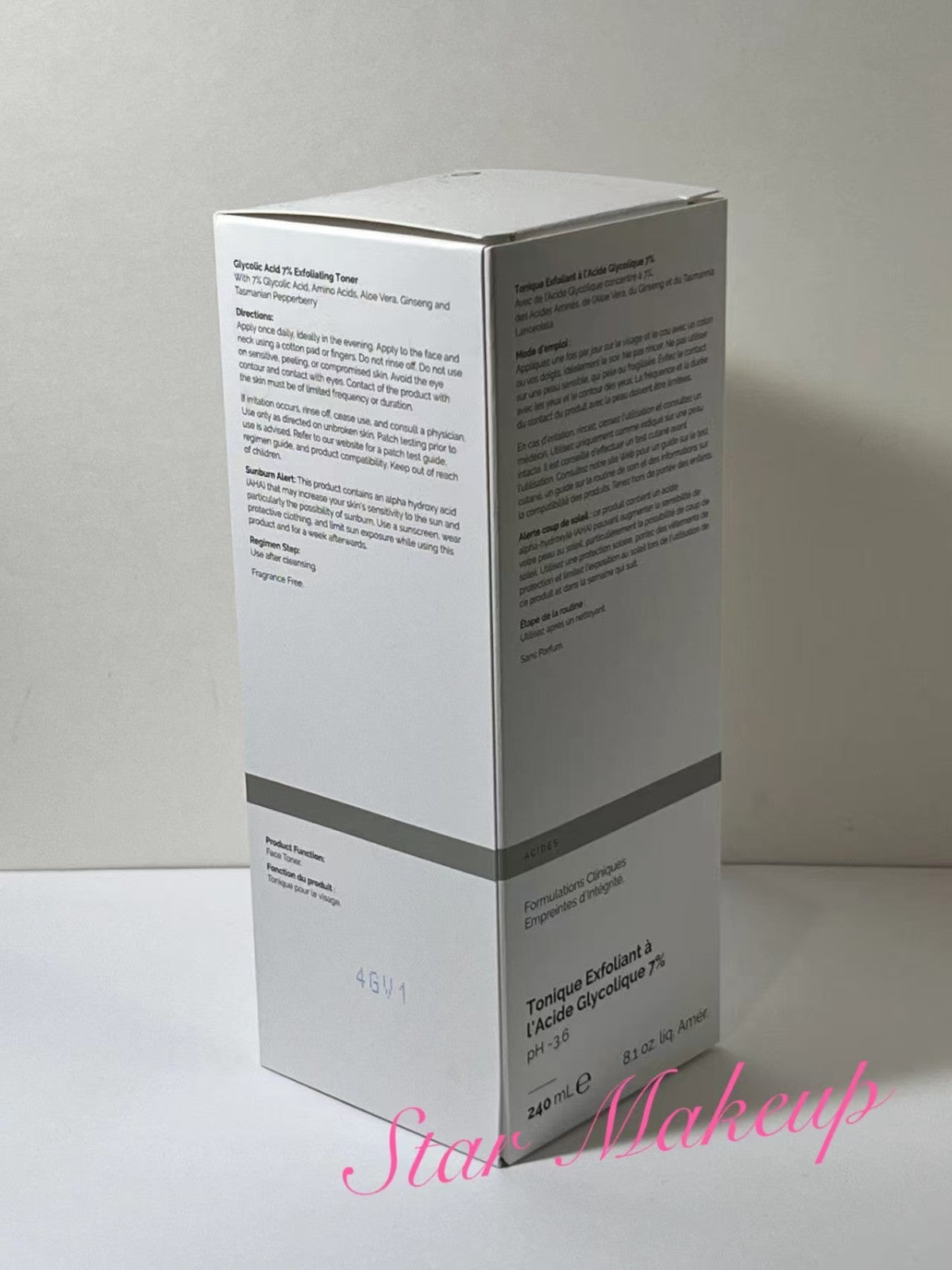 Glycolic Acid 7% Exfoliating Toner - 8.1oz Skin Care for Brightening & Smoothness