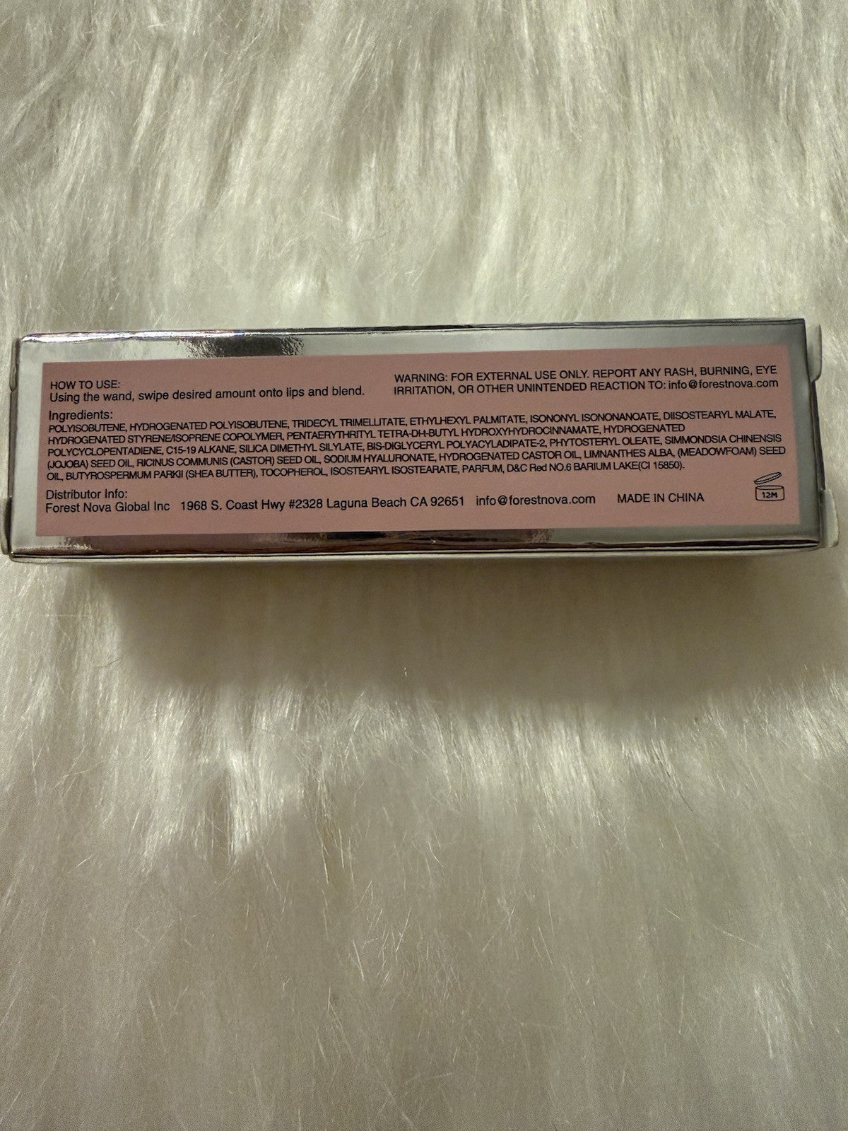 Glossy Lip Oil Clear 0.05 OZ Lip Makeup Lip Gloss Lip Plumper