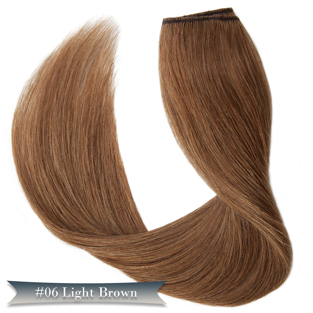 Clip-In Hair Extensions One Piece Full Head Remy Human Hair - Multiple Colors & Lengths
