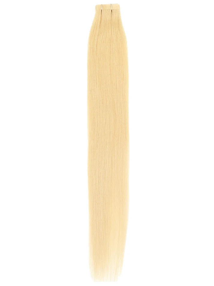 Remy Human Hair Extensions 18 Inch Blonde Tape-In Hairpieces